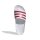 adidas Aqua Adilette - white/team colleg red/white