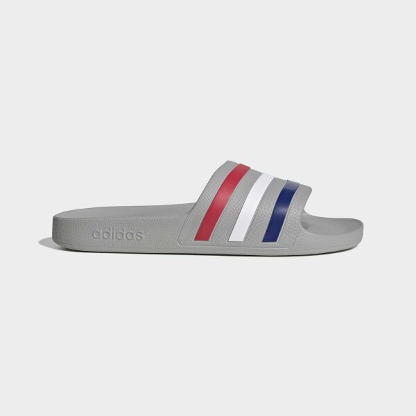 adidas Aqua Adilette - grey two/mystery ink/pure ruby