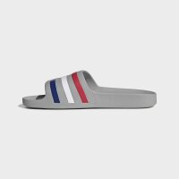 adidas Aqua Adilette - grey two/mystery ink/pure ruby