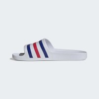 adidas Aqua Adilette - white/pure ruby/semi lucid blue