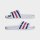 adidas Aqua Adilette - white/pure ruby/semi lucid blue