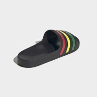adidas Aqua Adilette - core black/green/pure ruby