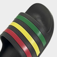 adidas Aqua Adilette - core black/green/pure ruby