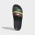 adidas Aqua Adilette - core black/green/pure ruby