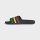 adidas Aqua Adilette - core black/green/pure ruby
