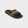 adidas Aqua Adilette - core black/green/pure ruby