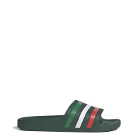 adidas Aqua Adilette - team dark green/white/bright red