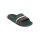 adidas Aqua Adilette - team dark green/white/bright red