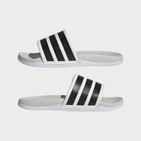 adidas Adilette Comfort 2.0 Badeschlappen - white/core black/crystal white