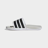 adidas Adilette Comfort 2.0 Badeschlappen - white/core black/crystal white
