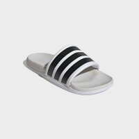 adidas Adilette Comfort 2.0 Badeschlappen - white/core black/crystal white