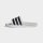 adidas Adilette Comfort 2.0 Badeschlappen - white/core black/crystal white