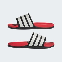 adidas Adilette Comfort 2.0 Badeschlappen - core black/core white/lucid red