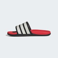 adidas Adilette Comfort 2.0 Badeschlappen - core black/core white/lucid red