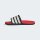 adidas Adilette Comfort 2.0 Badelatschen Unisex Erwachsene - core black/core white/lucid red