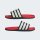 adidas Adilette Comfort 2.0 Badeschlappen - core black/core white/lucid red