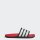 adidas Adilette Comfort 2.0 Badeschlappen - core black/core white/lucid red