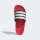 adidas Adilette Comfort 2.0 Badeschlappen - core black/core white/lucid red