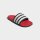 adidas Adilette Comfort 2.0 Badeschlappen - core black/core white/lucid red