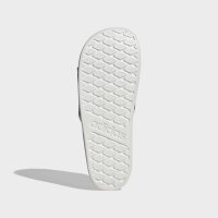 adidas Adilette Comfort 2.0 Badeschlappen - crystal white/core black/lucid red