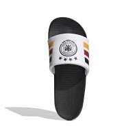 adidas Adilette DFB Badeschlappen - white/core black/collegiate gold