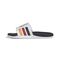 adidas Adilette DFB Badeschlappen - white/core black/collegiate gold