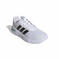 adidas Cloudfoam Flex Laces Schuhe Herren - white/core black/court green