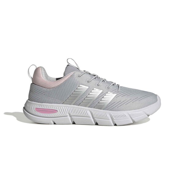 adidas Cloudfoam Flex Elastic Laces Schuhe Damen - lgh solid grey/matte silver/clear pink