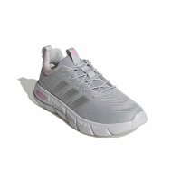 adidas Cloudfoam Flex Elastic Laces Schuhe Damen - lgh solid grey/matte silver/clear pink
