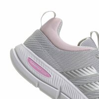 adidas Cloudfoam Flex Elastic Laces Schuhe Damen - lgh solid grey/matte silver/clear pink