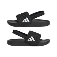 adidas Adilette Estrap 2.0 Kids Badeschlappen Kinder - core black/white/core black
