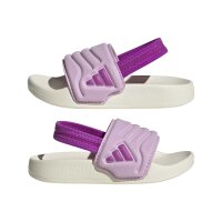 adidas Adilette Estrap 2.0 Badeschlappen Für Babys Und Kleinkinder Kinder - off white/purple burst/bliss lilac