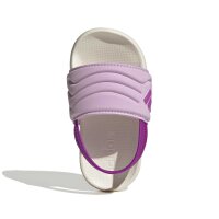 adidas Adilette Estrap 2.0 Badeschlappen Für Babys Und Kleinkinder Kinder - off white/purple burst/bliss lilac