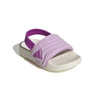 adidas Adilette Estrap 2.0 Badeschlappen Für Babys Und Kleinkinder Kinder - off white/purple burst/bliss lilac