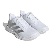 adidas Court Team Bounce 2.0 Handballschuhe Damen - white/silver met./grey one