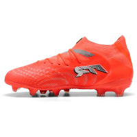Puma Future 9 Pro FG/AG Kinder Unleashed - rot/silber