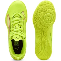 Puma Ultra 6 Play IT Kinder Unleashed - weiß/schwarz/rot/gelb