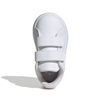 adidas Advantage Kids Schuhe Kinder - white/white/clear pink