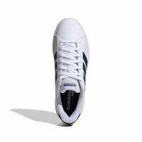 adidas Grand Court 3.0 Schuhe Herren - white/dark blue/core white