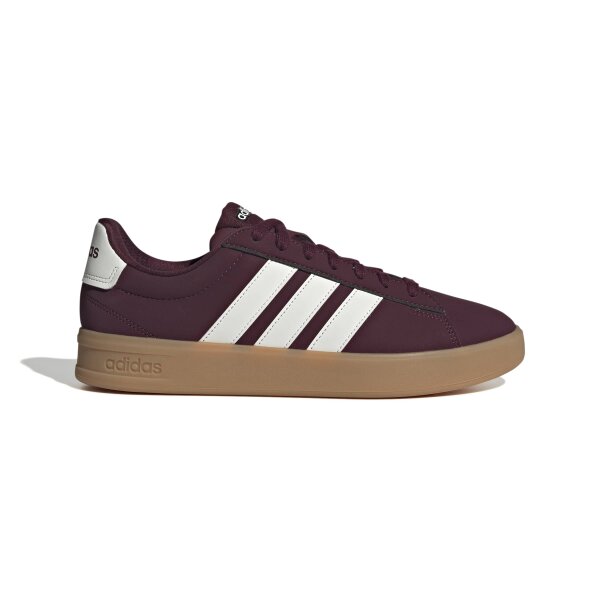 adidas Grand Court 3.0 Sportschuhe Herren - maroon/off white/gum 3