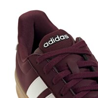 adidas Grand Court 3.0 Sportschuhe Herren - maroon/off white/gum 3
