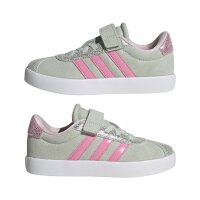 adidas Kinderschuhe Vl Court 3.0 Kids Kinder - linen green/bliss pink/clear pink