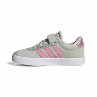 adidas Kinderschuhe Vl Court 3.0 Kids Kinder - linen green/bliss pink/clear pink