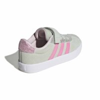 adidas Kinderschuhe Vl Court 3.0 Kids Kinder - linen green/bliss pink/clear pink