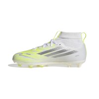adidas F50 Sparkfusion League FG/AG Kinder Born for Goals - white/iron met./hi-res yellow