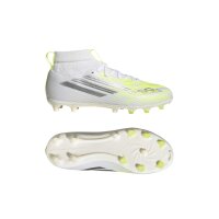 adidas F50 Sparkfusion League FG/AG Kinder Born for Goals - white/iron met./hi-res yellow