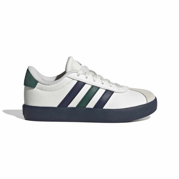 adidas Vl Court 3.0 Schuhe Kinder - core white/collegiate navy/collegiate green