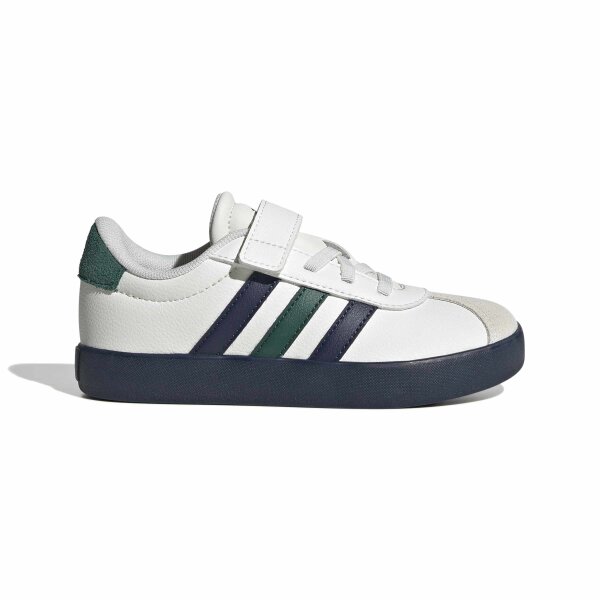 adidas Vl Court 3.0 Kids Schuhe Kinder - core white/collegiate navy/collegiate green