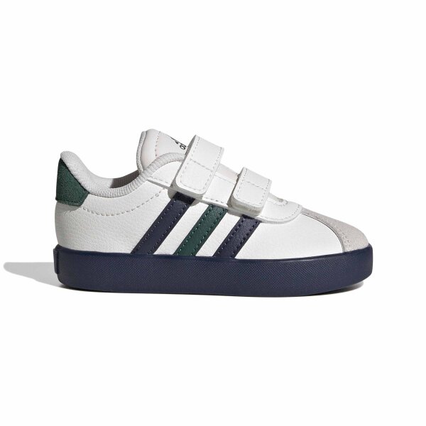 adidas Vl Court 3.0 Kids Schuhe Kinder - core white/collegiate navy/collegiate green
