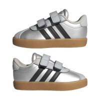 adidas Vl Court 3.0 Kids Schuhe Kinder - silver met./core black/lgh solid grey